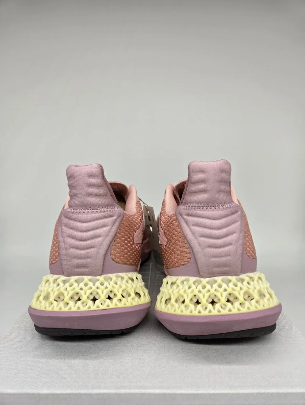 adidas Women's 4DFWD Pulse Wonder Mauve Sandy Beige Acid Red Shoes Size 9